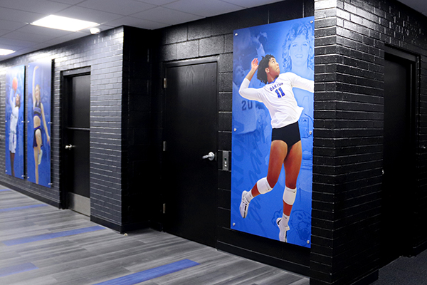 Chris and Julie Spray Family Hall of Champions Concession Hallway (West wall - Looking North to South)